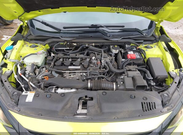 2HGFC3B37KH350123 2019 HONDA CIVIC Желтый Вид сзади