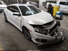 2019 Honda Civic Ex White vin: 2HGFC3B38KH354021