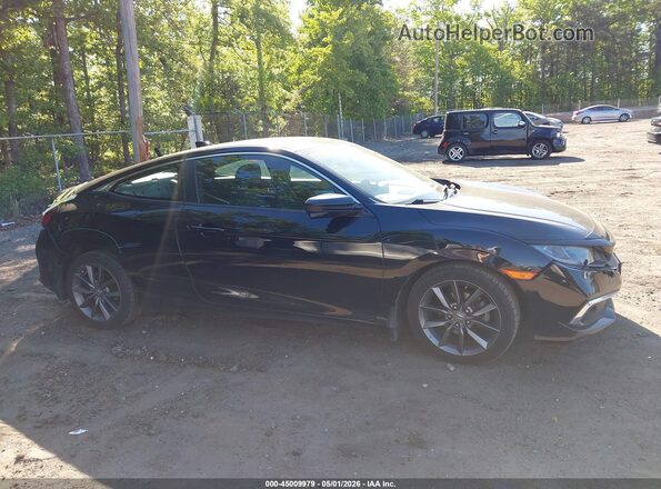 2HGFC3B39KH354514 2019 HONDA CIVIC Black Widok wnętrza z tyłu