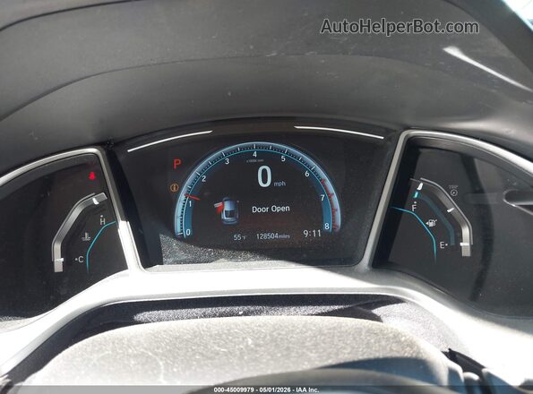 2HGFC3B39KH354514 2019 HONDA CIVIC Black Widok tylnych siedzeń