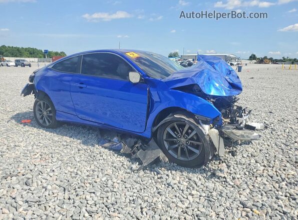 2HGFC3B39KH355369 2019 HONDA CIVIC Blue Передня права чверть