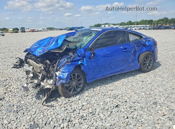 2HGFC3B39KH355369 2019 HONDA CIVIC Blue Передня ліва чверть