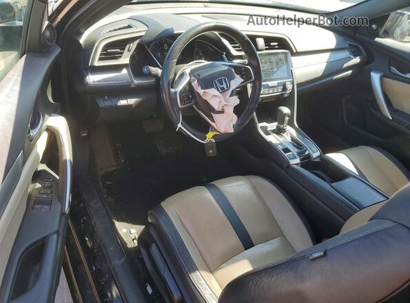 2HGFC3B73JH356745 2018 HONDA CIVIC Black Dashboard view