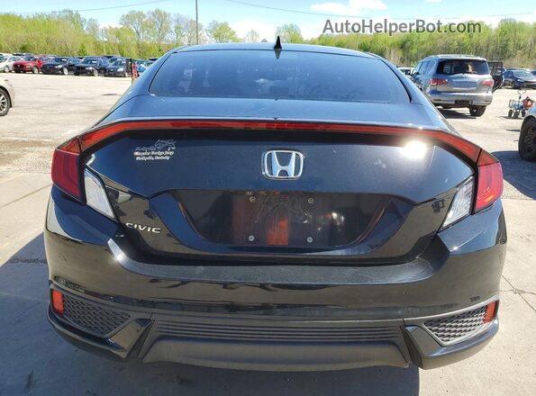 2HGFC3B73JH356745 2018 HONDA CIVIC Black Rear view