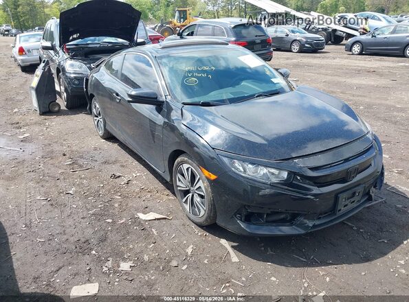 2HGFC3B74GH355225 2016 HONDA CIVIC Черный Передняя правая четверть