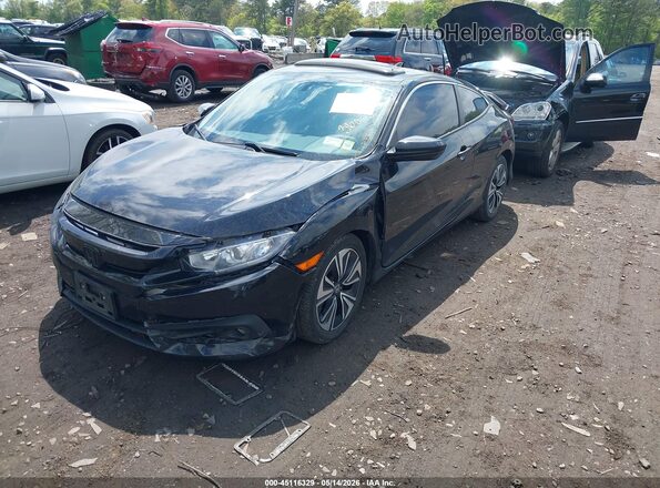 2HGFC3B74GH355225 2016 HONDA CIVIC Черный Передняя левая четверть