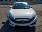 2016 Honda Civic Touring White vin: 2HGFC3B97GH355060