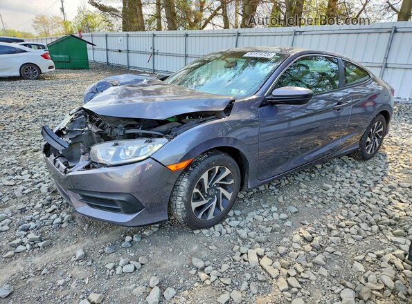 2HGFC4A57JH300460 2018 HONDA CIVIC Gray Front left