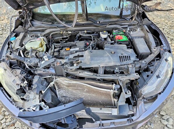 2HGFC4A57JH300460 2018 HONDA CIVIC Gray Rear interior view