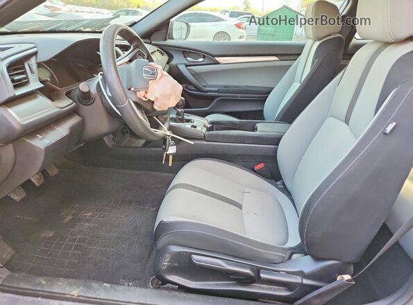 2HGFC4A57JH300460 2018 HONDA CIVIC Gray Front interior view