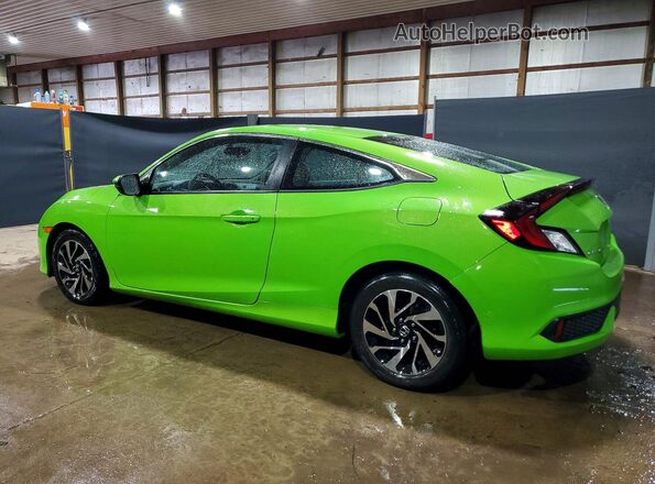 2HGFC4A59JH307653 2018 HONDA CIVIC Зеленый Задняя левая четверть