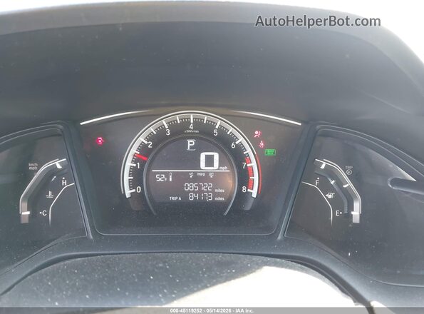 2HGFC4B00GH307164 2016 HONDA CIVIC Серебряный Вид задних сидений