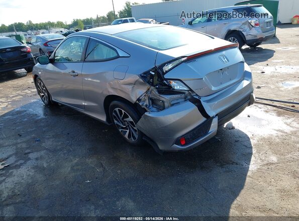 2HGFC4B00GH307164 2016 HONDA CIVIC Серебряный Задняя левая четверть