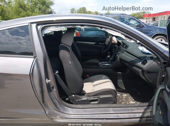 2HGFC4B01JH307309 2018 HONDA CIVIC Серый Вид салона спереди