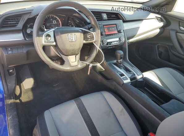 2HGFC4B04GH312433 2016 HONDA CIVIC Blue Vista del salpicadero