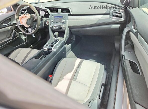 2HGFC4B04GH316403 2016 HONDA CIVIC Silver Вид панелі приладів