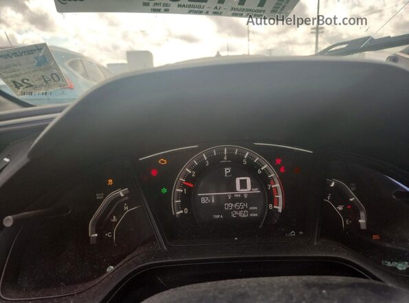 2HGFC4B07HH306661 2017 HONDA CIVIC Белый Вид щитка приборов