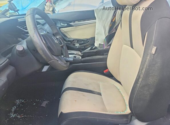 2HGFC4B07HH306661 2017 HONDA CIVIC Белый Вид салона спереди