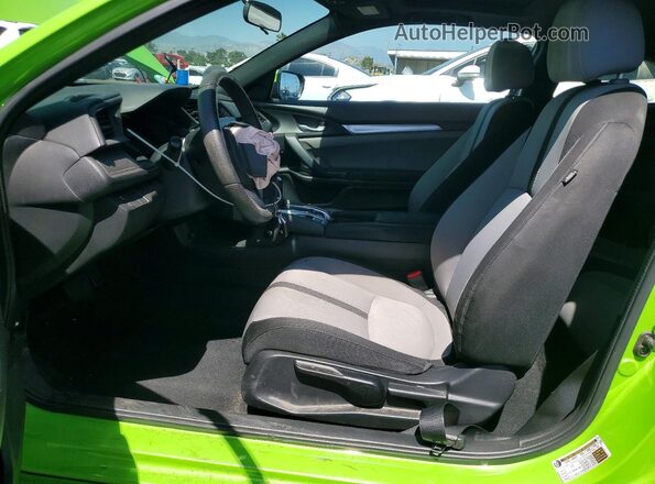 2HGFC4B08GH304822 2016 HONDA CIVIC Green Вид салону спереду