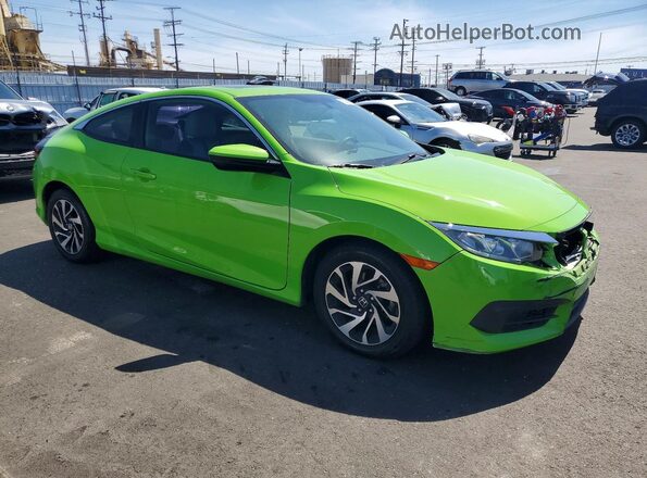 2HGFC4B08GH304822 2016 HONDA CIVIC Green Передня права чверть