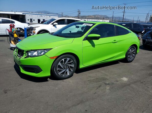 2HGFC4B08GH304822 2016 HONDA CIVIC Green Передня ліва чверть