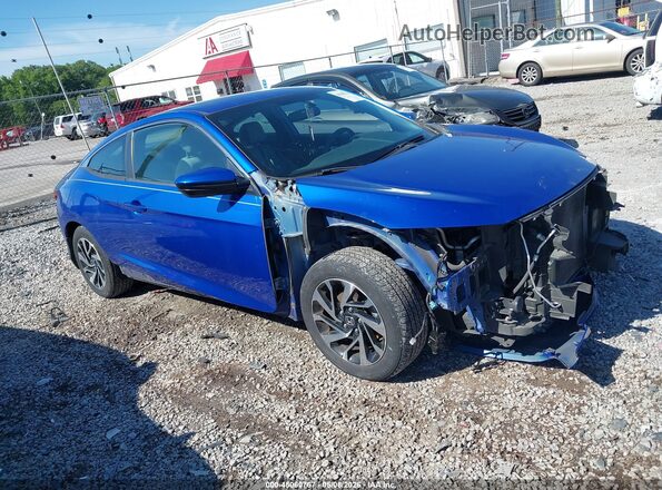 2HGFC4B08HH311612 2017 HONDA CIVIC Blue Delantero derecho