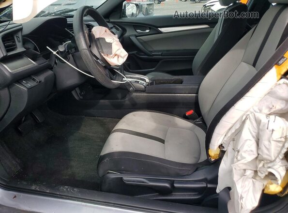 2HGFC4B09JH302228 2018 HONDA CIVIC Silver წინა სალონის ხედი