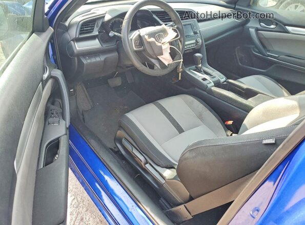 2HGFC4B50HH307436 2017 HONDA CIVIC Blue წინა პანელის ხედი