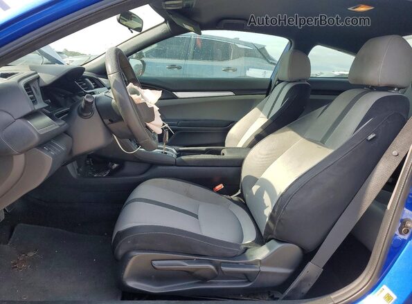 2HGFC4B50HH307436 2017 HONDA CIVIC Blue წინა სალონის ხედი