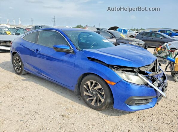 2HGFC4B50HH307436 2017 HONDA CIVIC Blue წინა მარჯვენა