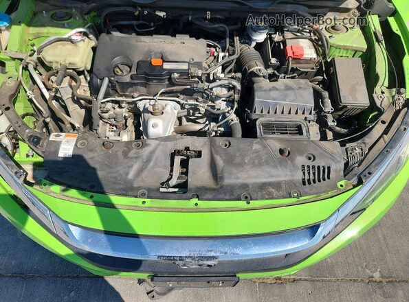 2HGFC4B51GH309792 2016 HONDA CIVIC Зеленый Вид задней части салона