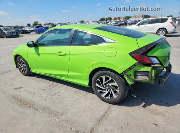 2HGFC4B51GH309792 2016 HONDA CIVIC Зеленый Задняя левая четверть
