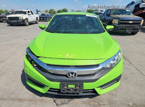 2HGFC4B51GH309792 2016 HONDA CIVIC Зеленый Вид спереди