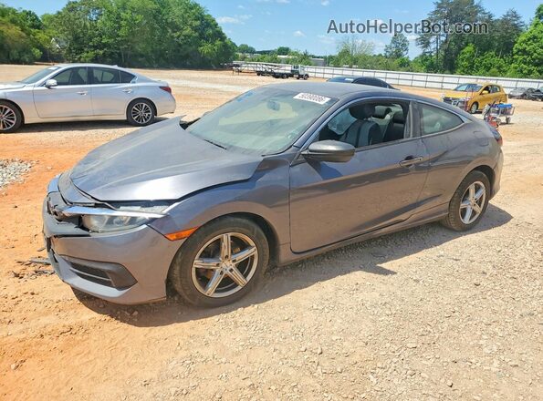 2HGFC4B57GH306444 2016 HONDA CIVIC Gray Przód lewy