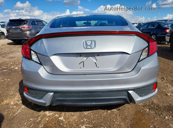 2HGFC4B57HH307806 2017 HONDA CIVIC Silver Widok z tyłu