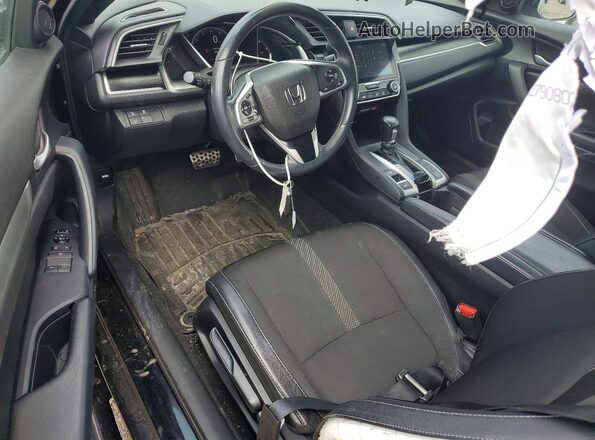 2HGFC4B80LH302997 2020 HONDA CIVIC Черный Вид панели приборов