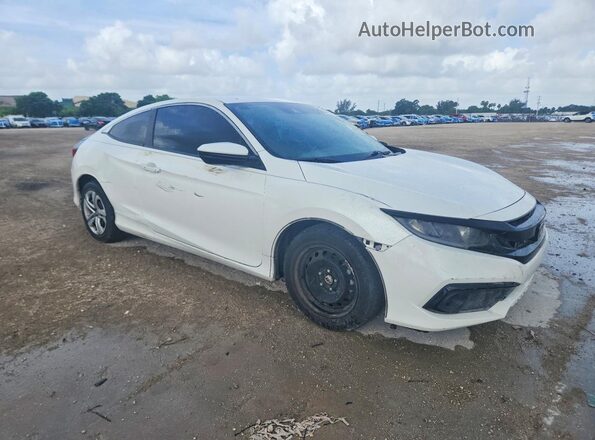 2HGFC4B87LH300695 2020 HONDA CIVIC Белый Передняя правая четверть