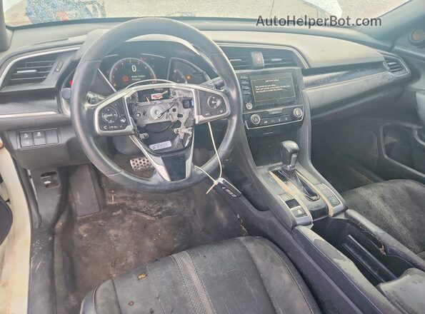2HGFC4B87LH300695 2020 HONDA CIVIC Белый Вид панели приборов
