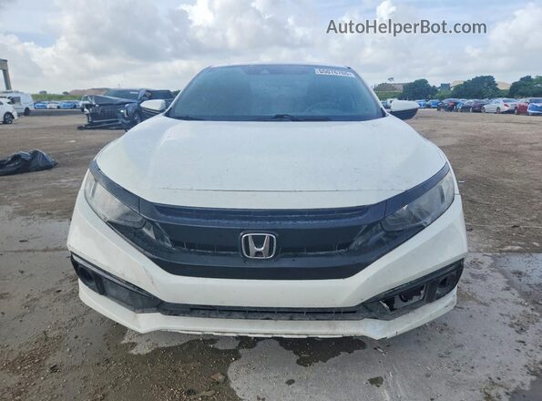 2HGFC4B87LH300695 2020 HONDA CIVIC Белый Вид спереди