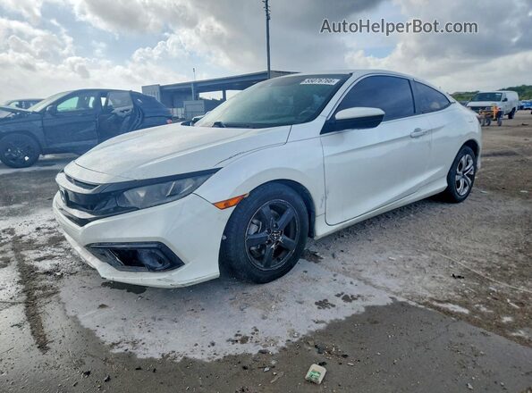 2HGFC4B87LH300695 2020 HONDA CIVIC Белый Передняя левая четверть