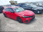 2023 Honda Civic Si Sedan Red vin: 2HGFE1E50PH474091
