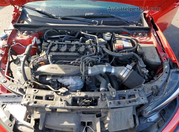 2HGFE1E52NH473702 2022 HONDA CIVIC Красный Вид задней части салона