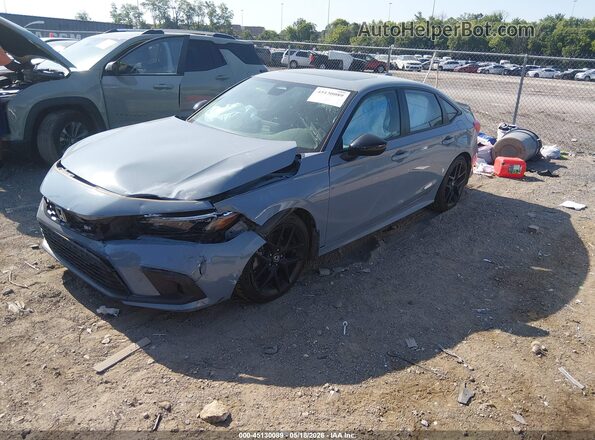 2HGFE1E53NH475698 2022 HONDA CIVIC SI Gray Przód lewy