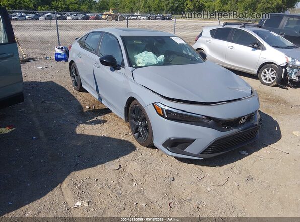 2HGFE1E53NH475698 2022 HONDA CIVIC SI Gray Przód prawy