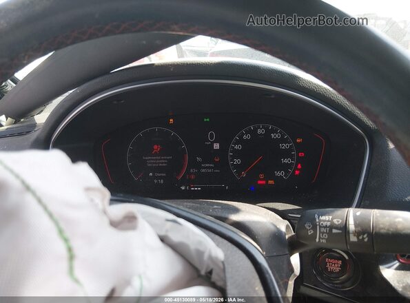 2HGFE1E53NH475698 2022 HONDA CIVIC SI Gray Widok tylnych siedzeń