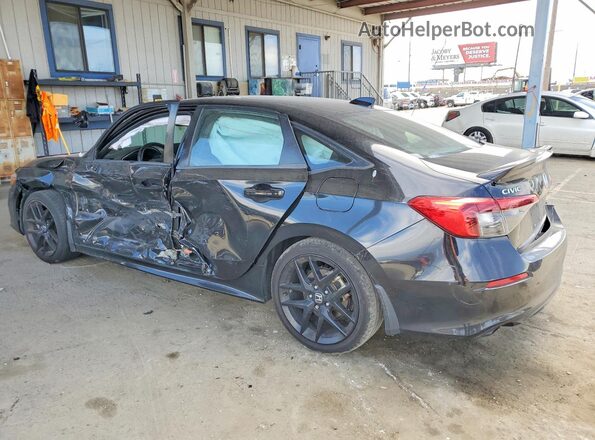 2HGFE1E54NH473622 2022 HONDA CIVIC Charcoal Задня ліва чверть