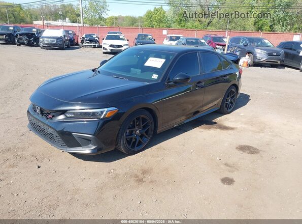 2HGFE1E54NH476357 2022 HONDA CIVIC SI Black Przód lewy