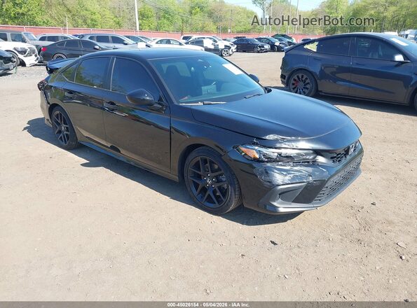 2HGFE1E54NH476357 2022 HONDA CIVIC SI Black Przód prawy