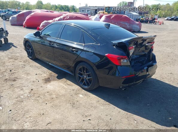 2HGFE1E54NH476357 2022 HONDA CIVIC SI Black Tył lewy