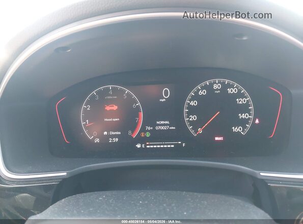 2HGFE1E54NH476357 2022 HONDA CIVIC SI Black Widok tylnych siedzeń
